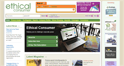 Desktop Screenshot of ethicalconsumer.org